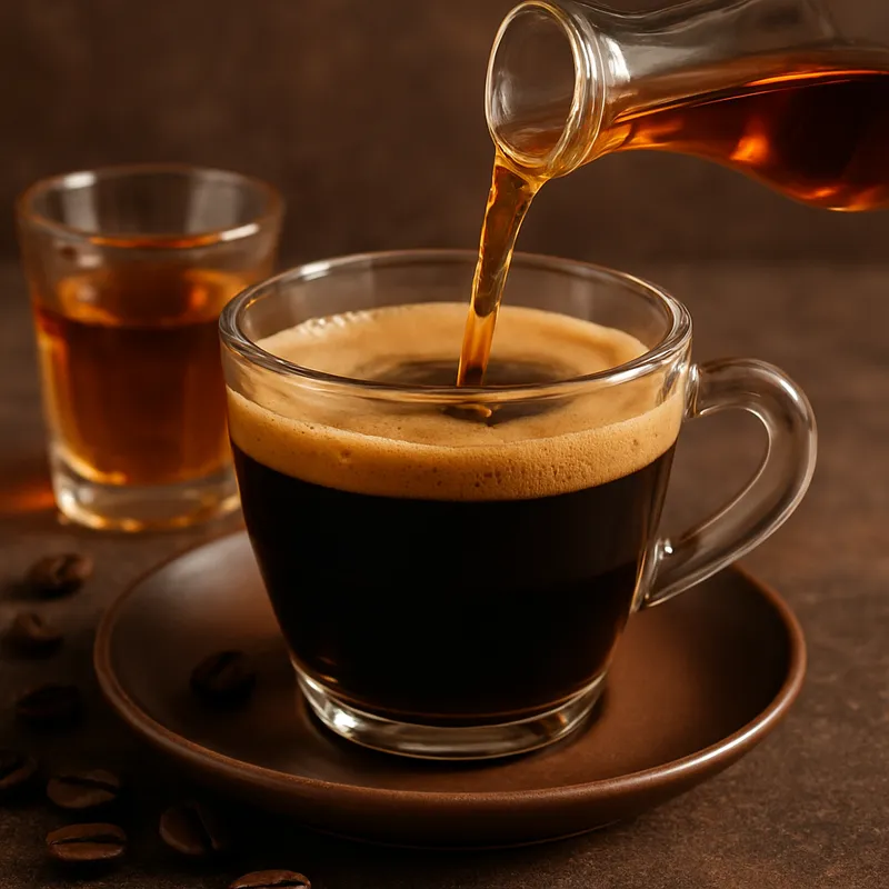 Caffè Corretto (Kaffee mit einem Schuss Likör)
