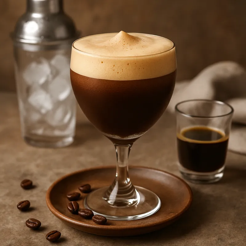Caffè Shakerato (Italienischer geschüttelter Eiskaffee)