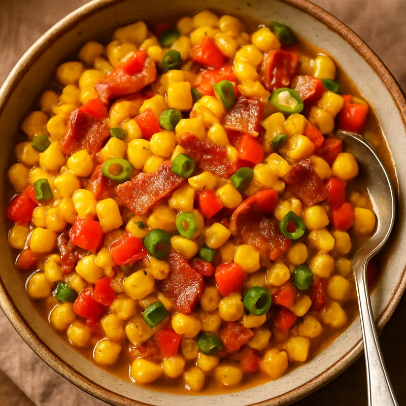 Cajun Corn Maque Choux
