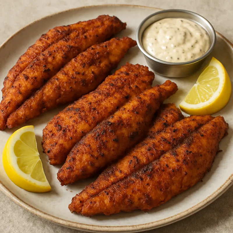 Cajun gebratener Wels
