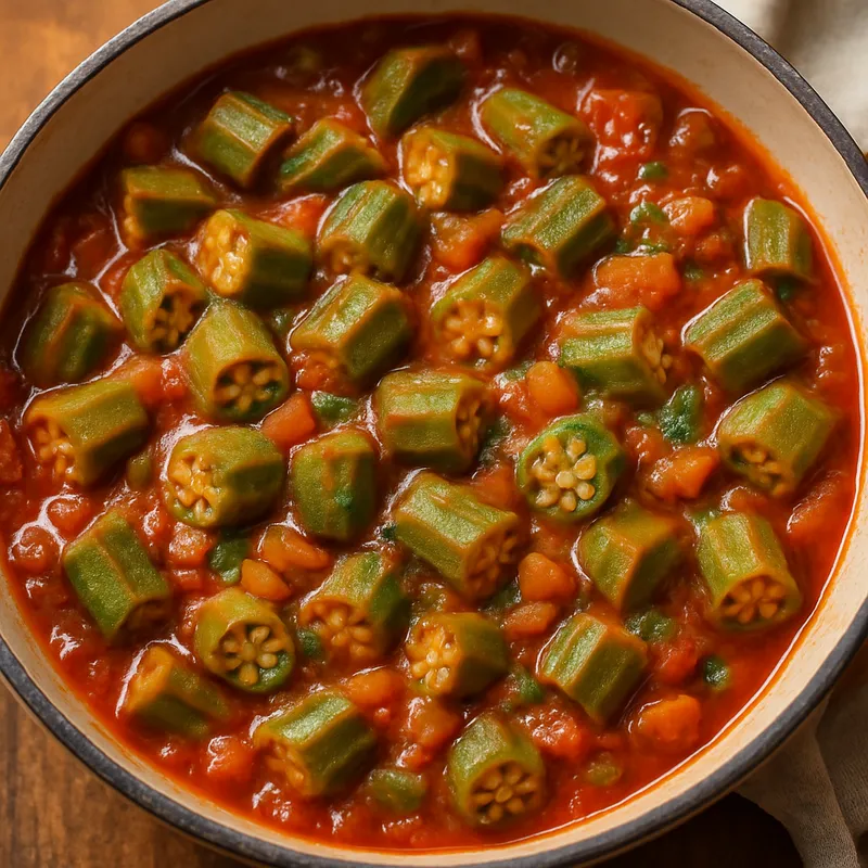 Cajun Geschmorte Okra