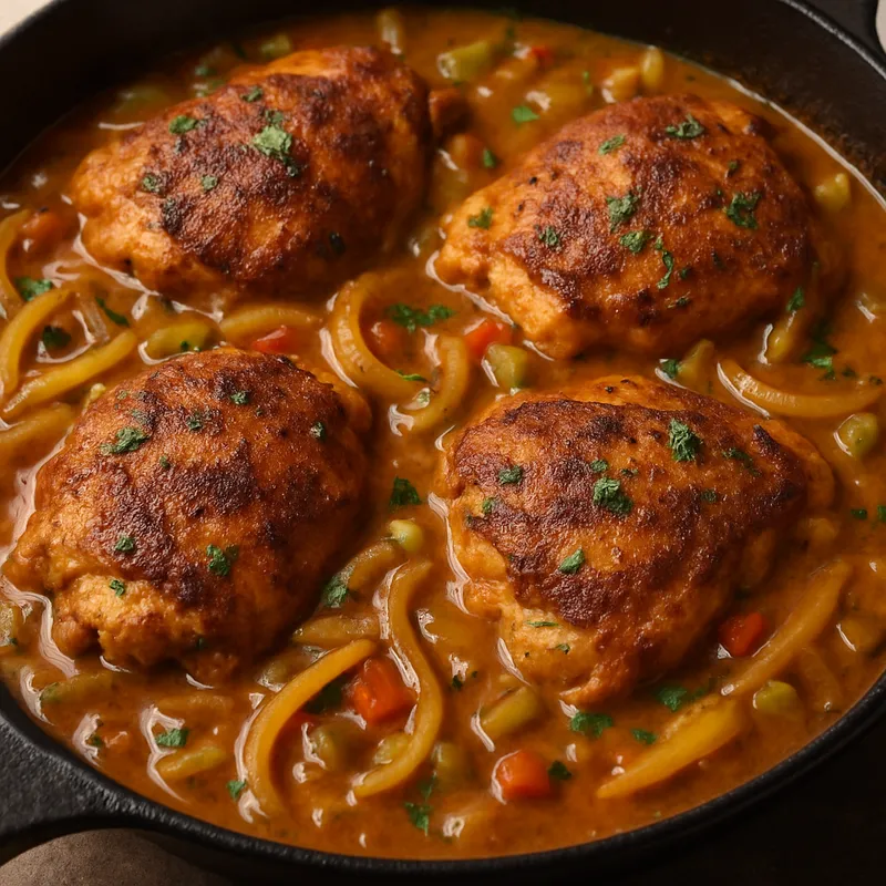 Cajun Smothered Chicken