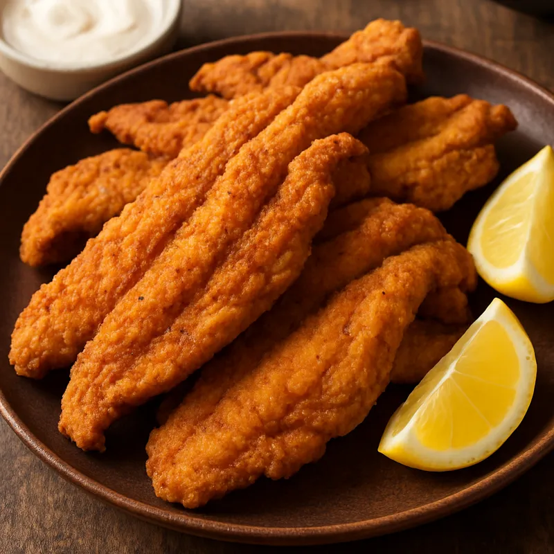 Cajun Wels frittiert