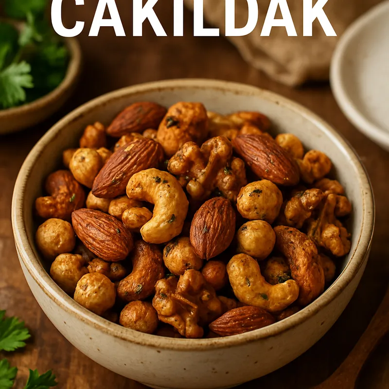 Cakildak Gewürznüsse als Vorspeise
