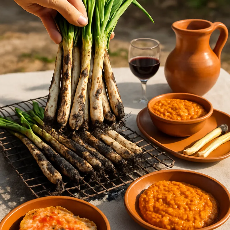 Calçotada – Das komplette Erlebnis (Traditionelles katalanisches Frühlingsfest mit gegrillten Frühlingszwiebeln)
