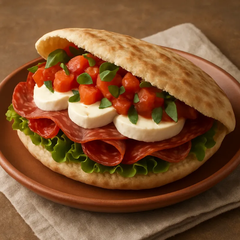 Calabrese Pita-Sandwich