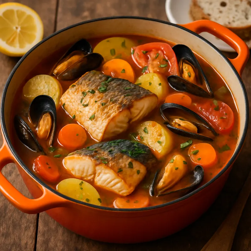 Caldeirada (Portugiesischer Fischeintopf)