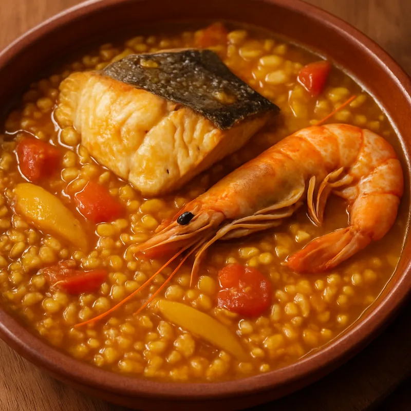 Caldero Murciano (Murcianischer Fisch mit Reis)