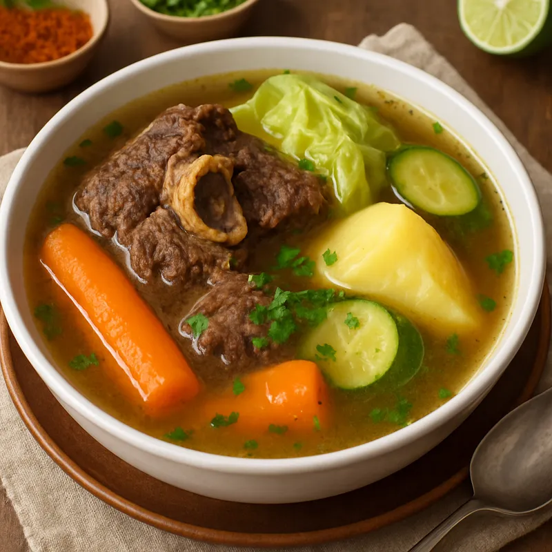 Caldo De Carne (Rindfleischbrühe)