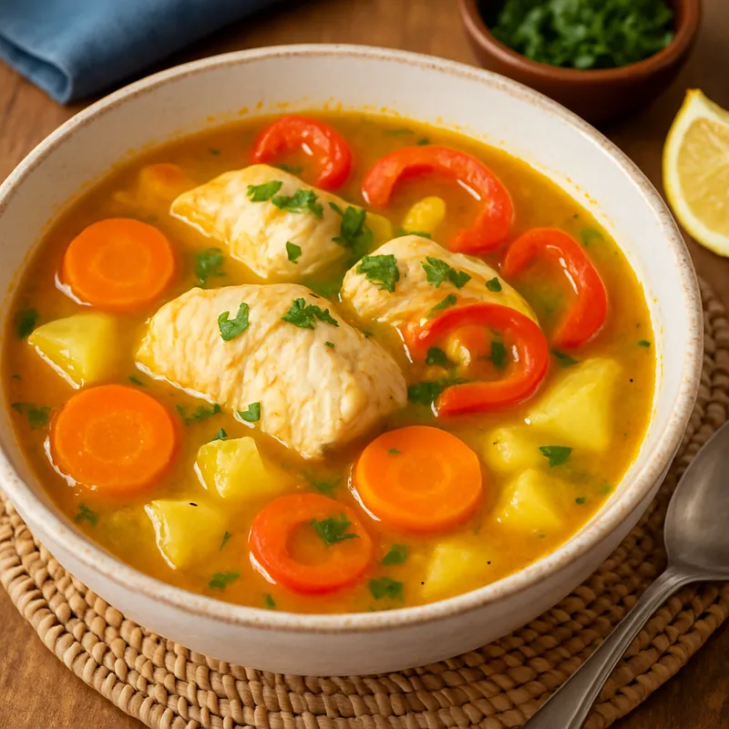 Caldo De Peixe (Brasilianische Fischsuppe)