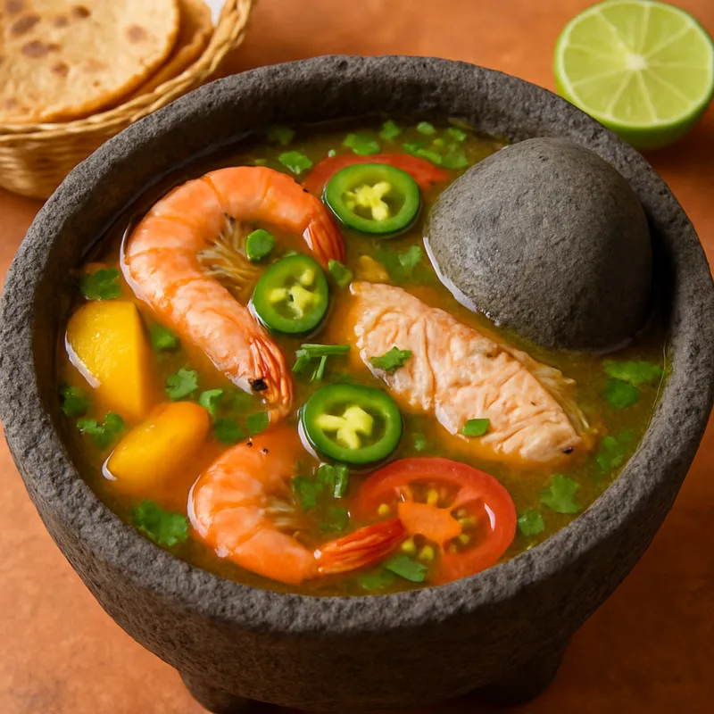 Caldo De Piedra (Steinsuppe Oaxaca)