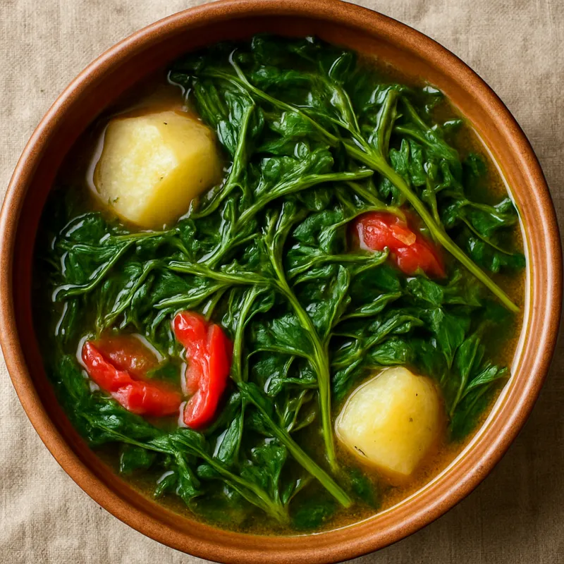 Caldo De Quelites (Wildkräutersuppe)
