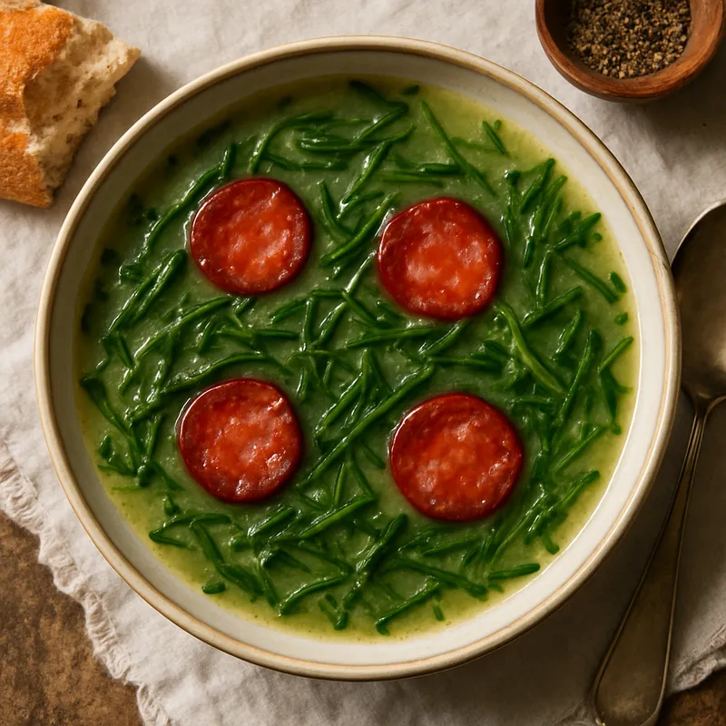 Caldo Verde (Portugiesische Grünkohlsuppe)
