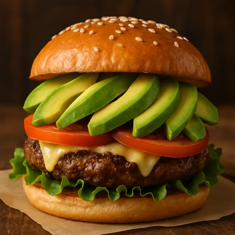 California Burger mit Avocado