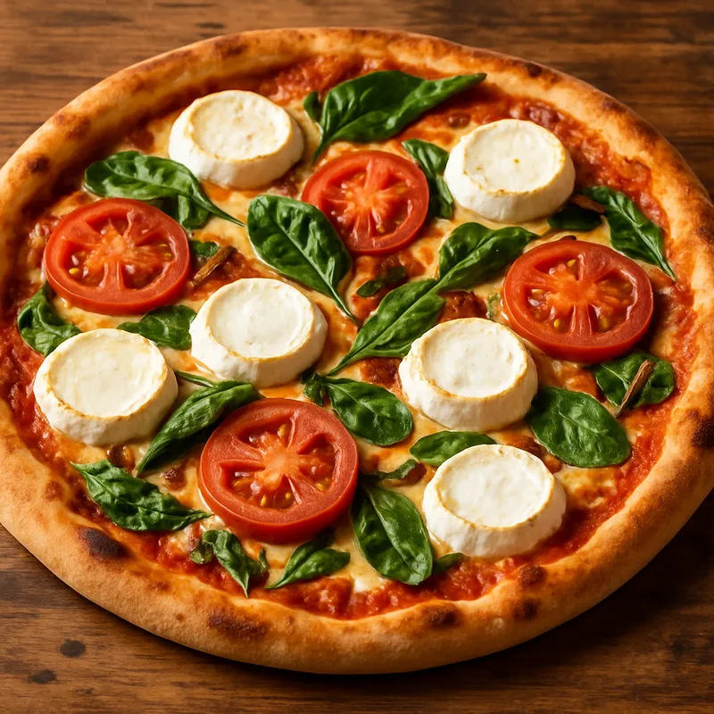 California-Pizza mit Ziegenkäse