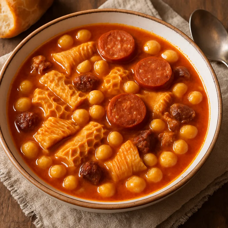Callos a la Madrileña (Traditioneller Kutteleintopf nach Madrider Art)