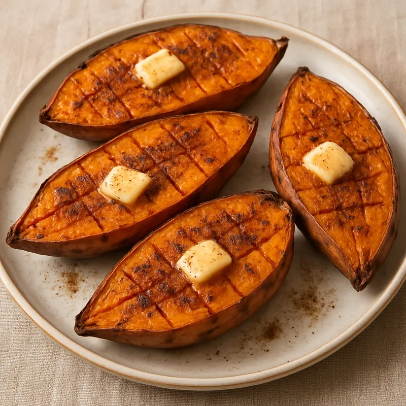 Camote Al Horno (Gebackene Süßkartoffel)