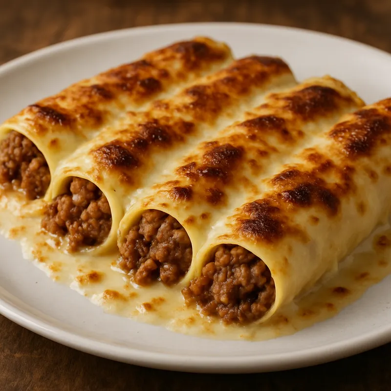 Canelons de Sant Esteve (Katalanische Cannelloni)