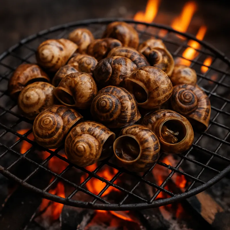 Cargols a La Brasa (Gegrillte Schnecken auf Lleidaner Art)