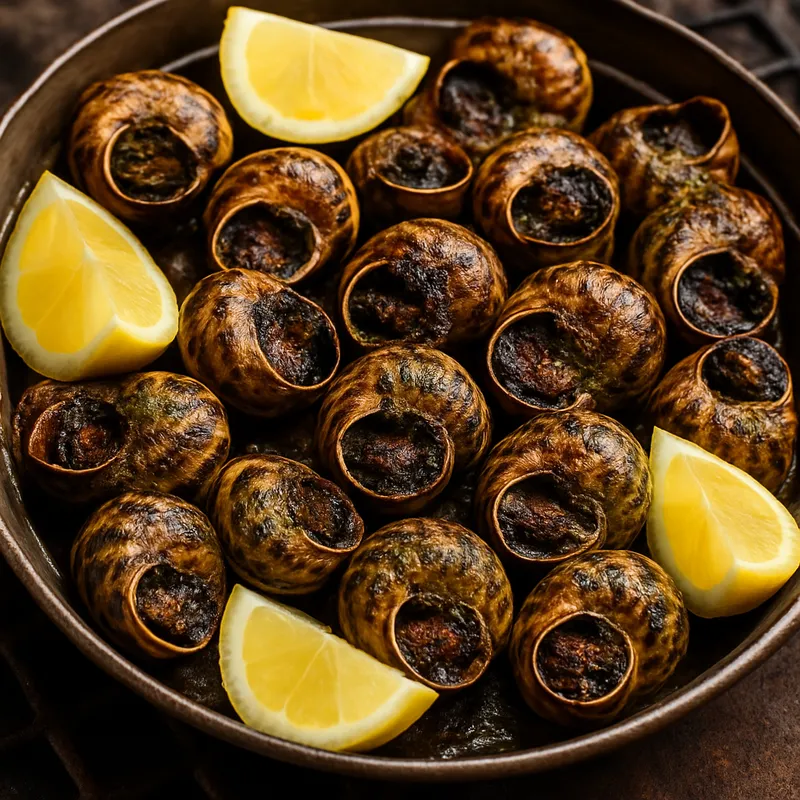 Cargols a La Llauna (Katalanische Gegrillte Schnecken)
