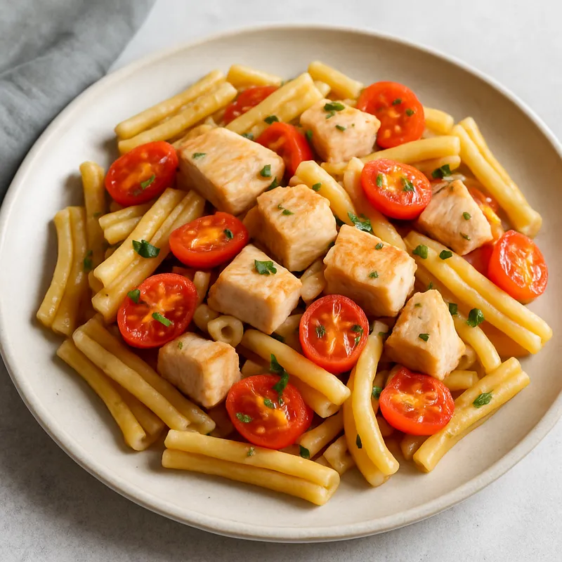Casarecce mit Schwertfisch