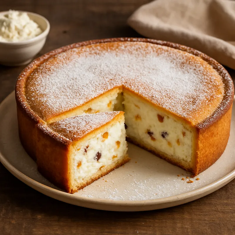 Cassata al Forno (Gebackener sizilianischer Ricotta-Kuchen)