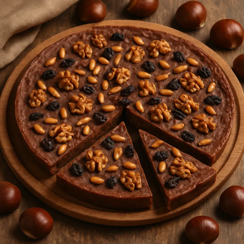 Castagnaccio (Kastanienkuchen)