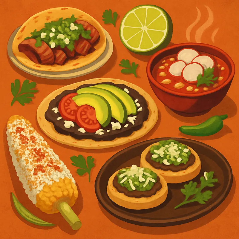 CDMX Street Food Tour Menü