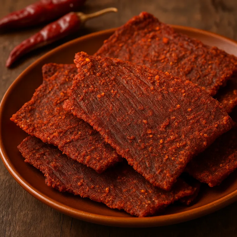 Cecina Enchilada (Chili-gewürztes getrocknetes Rindfleisch)