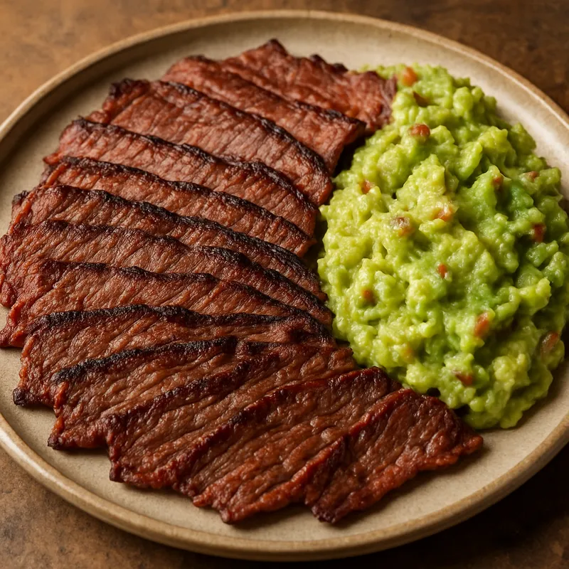 Cecina mit Guacamole