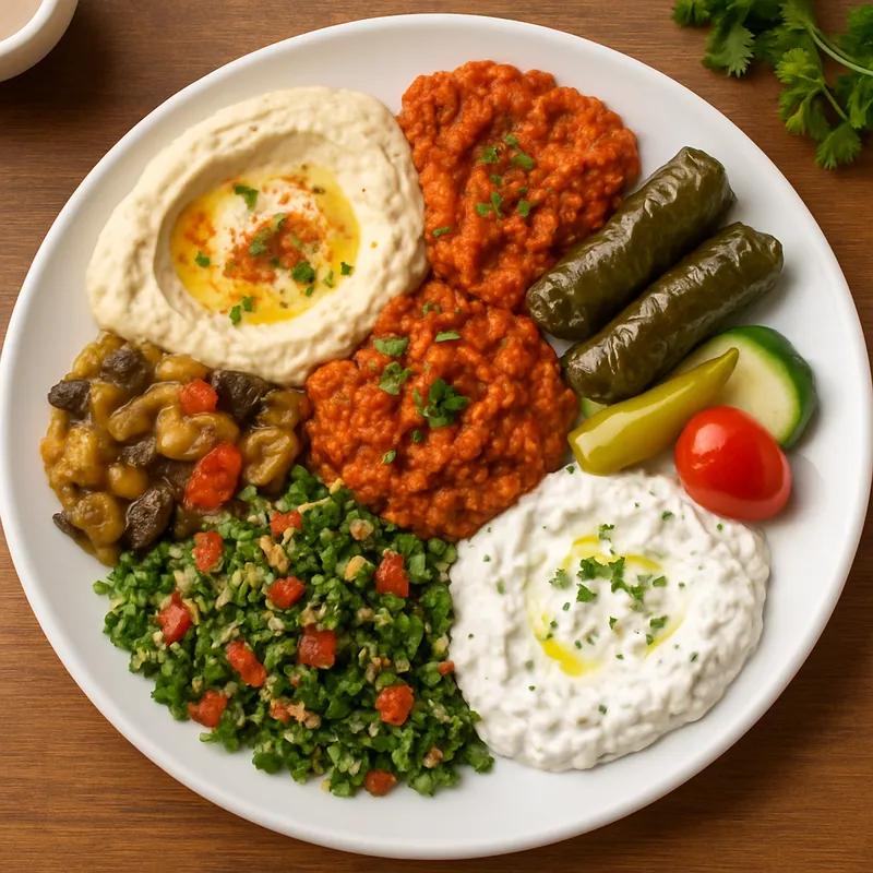 Cesni Salat – Gemischte Vorspeisen-Platte