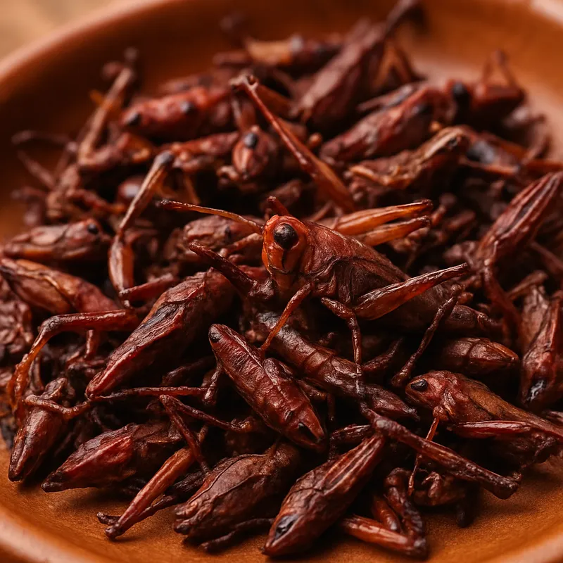 Chapulines (Geröstete Heuschrecken)