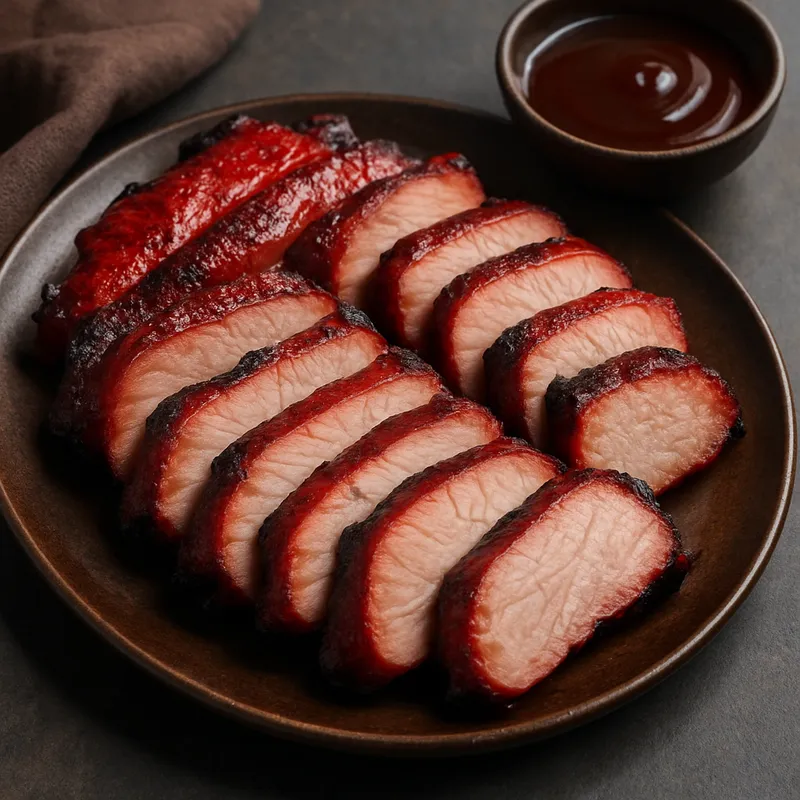 Char Siu Schweinefleisch auf amerikanische Art