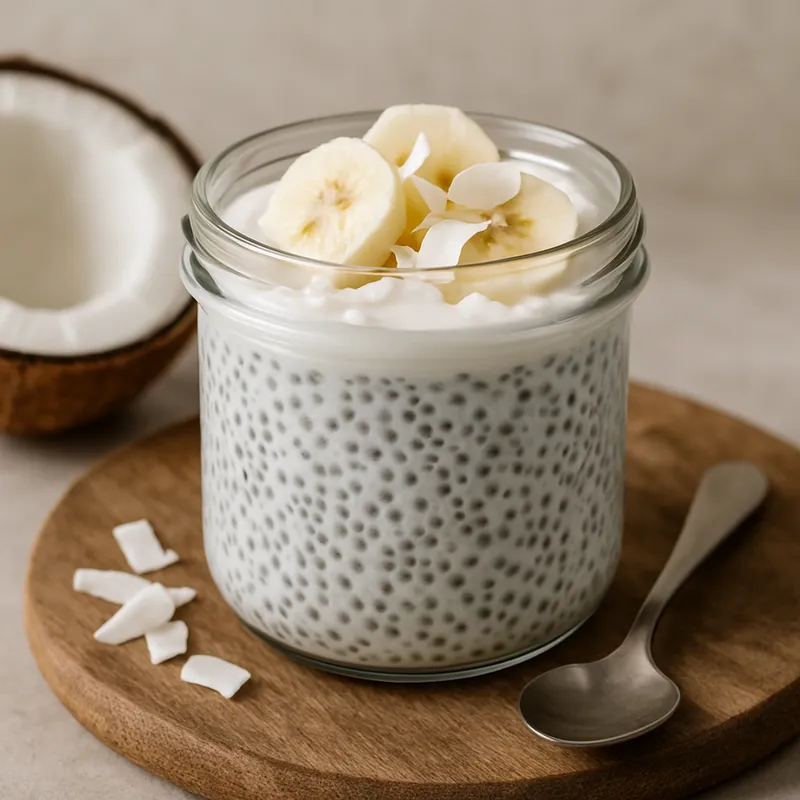 Chia Pudding mit Kokosmilch