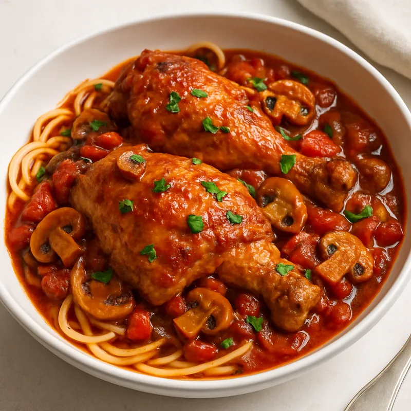Chicken Cacciatore auf amerikanische Art