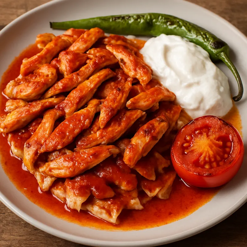 Chicken Iskender Kebab
