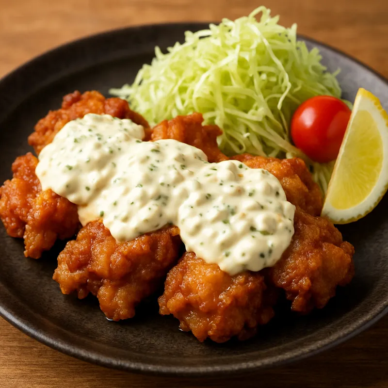 Chicken Nanban (Frittiertes Hähnchen mit Tatarsauce)
