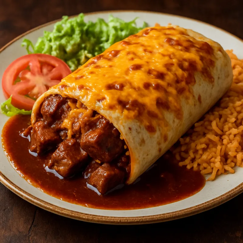 Chile Colorado Burrito