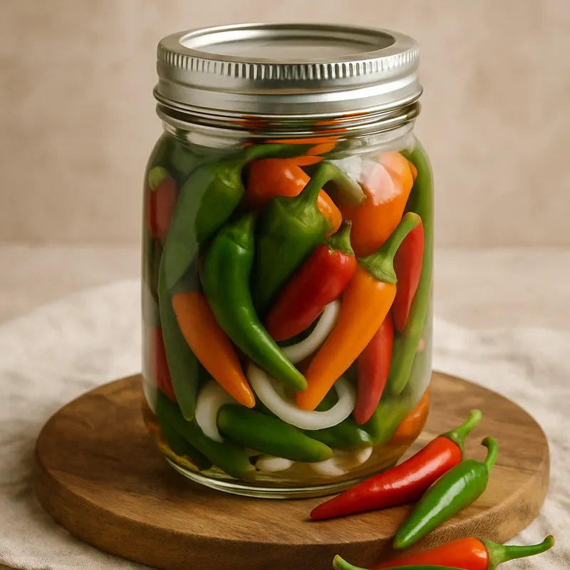 Chiles En Vinagre (Eingelegte Chiles)