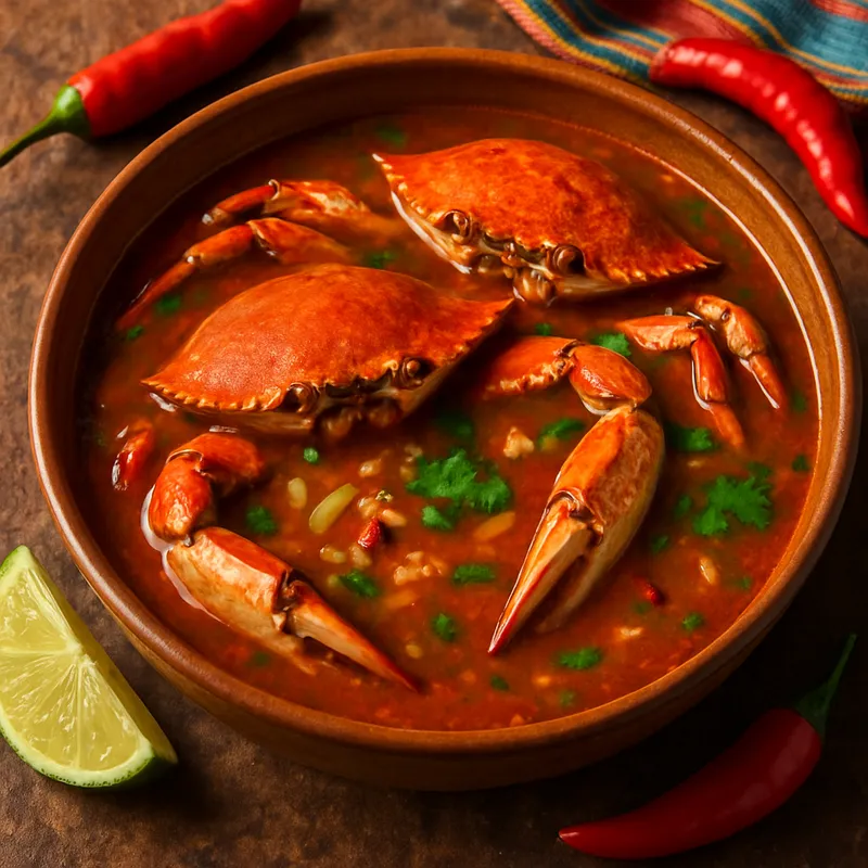 Chilpachole de Jaiba (Mexikanische Krabben-Chili-Suppe)