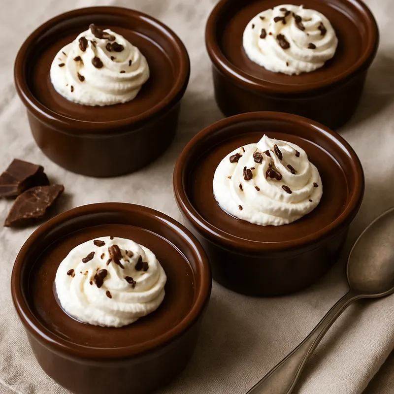 Chocolate Pots de Crème (Schokoladencreme)