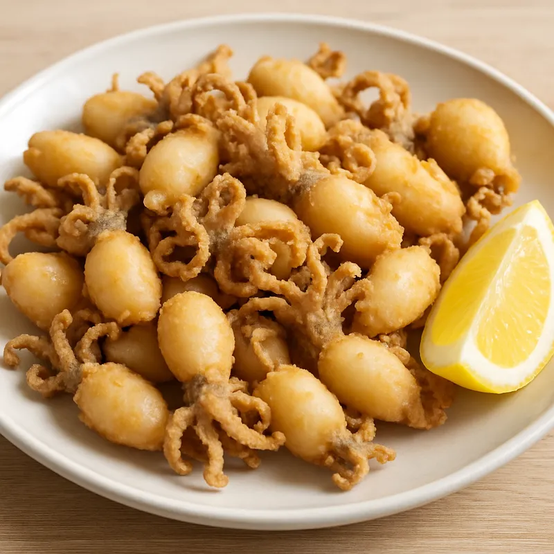 Chopitos Fritos (Frittierte kleine Tintenfische)