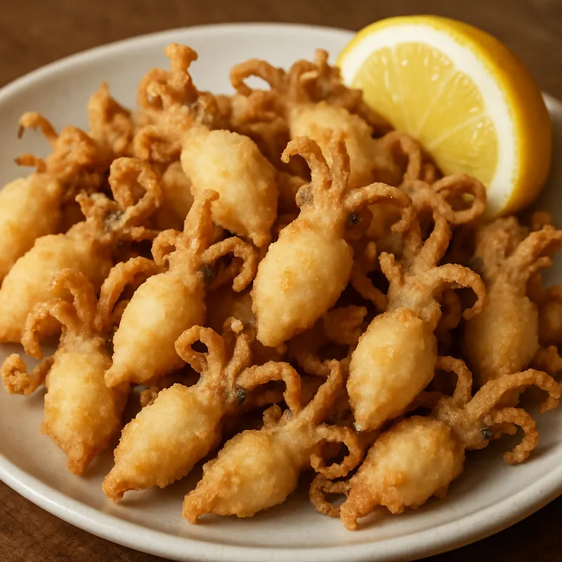 Chopitos (Frittierte Baby-Tintenfische)