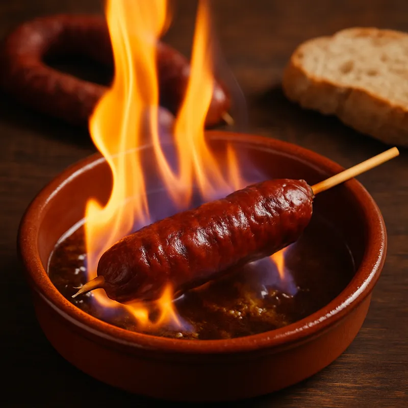Chorizo Al Infierno (Flambierter Chorizo)