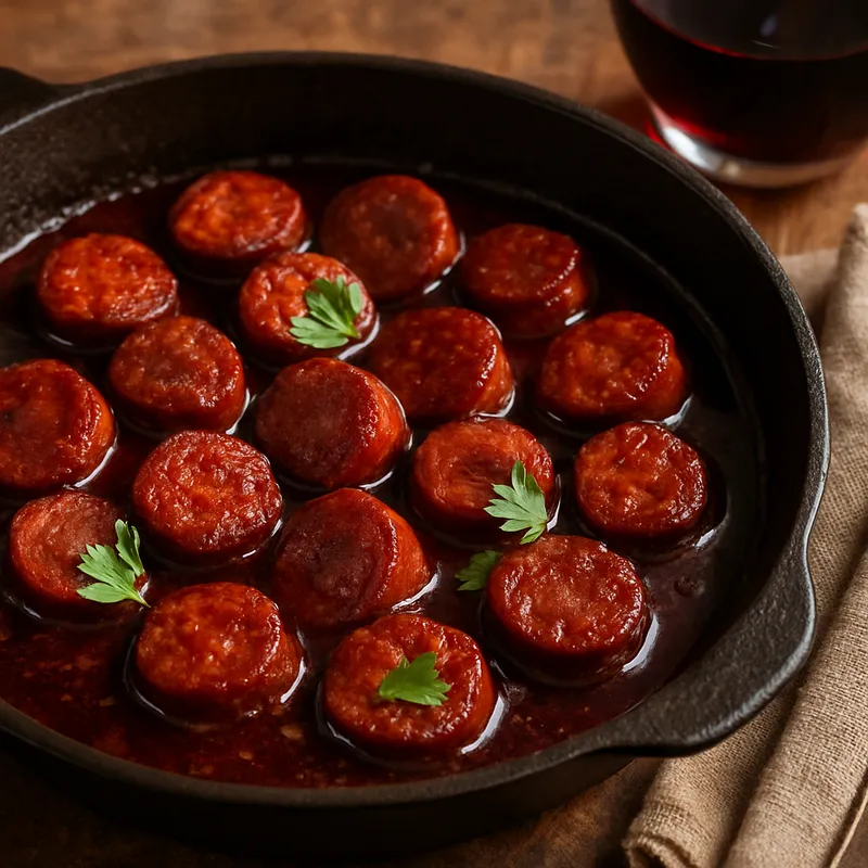 Chorizo Al Vino (Chorizo in Wein)