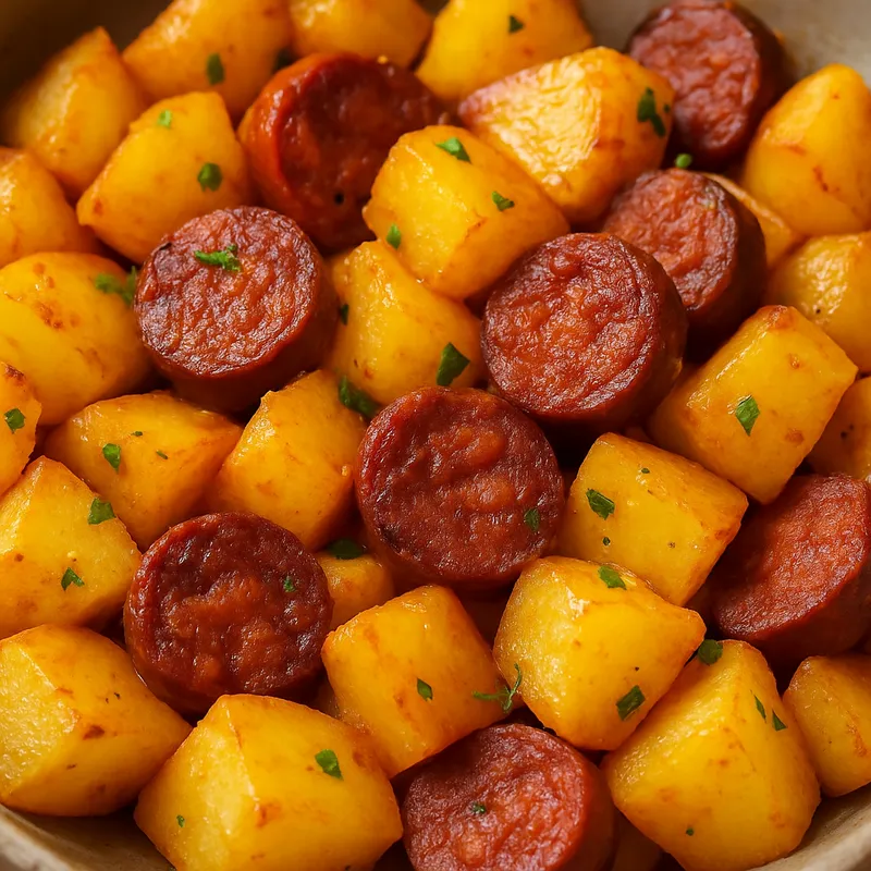 Chorizo mit Kartoffeln