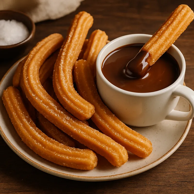 Churros con Chocolate (Churros mit heißer Schokolade)