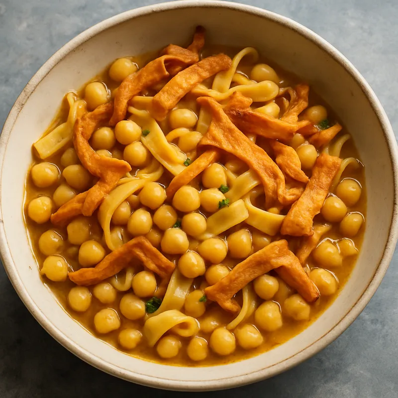 Ciceri E Tria (Kichererbsen mit frittierter Pasta)