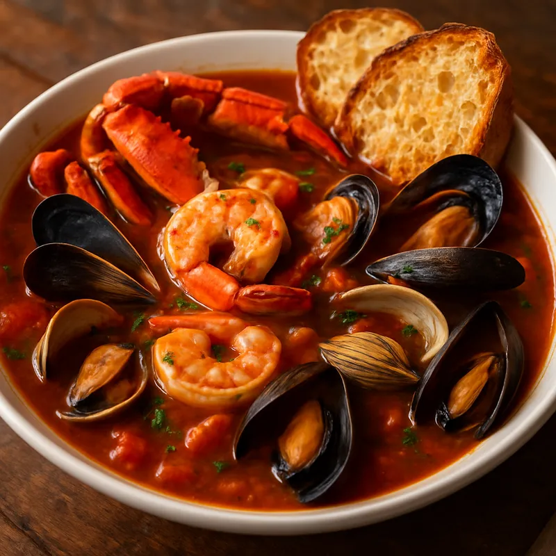 Cioppino San Francisco (Meeresfrüchte-Eintopf)