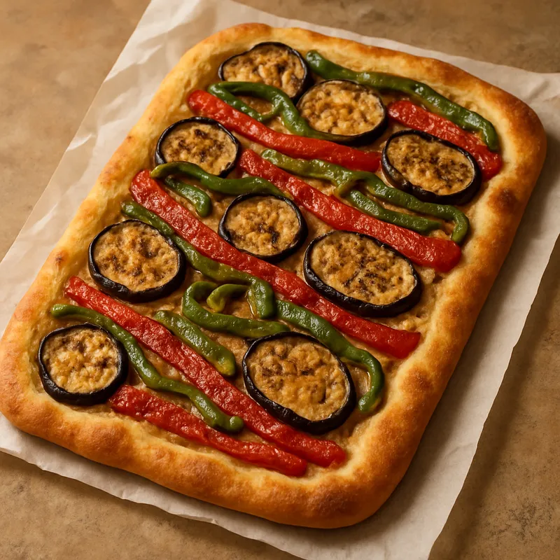 Coca De Recapte (Katalanisches Fladenbrot)
